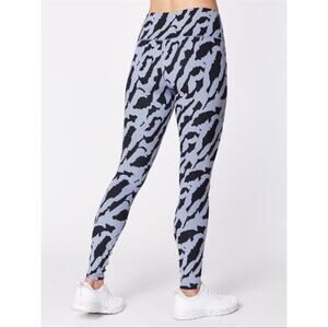 Varley Duncan purple/blue black leggings Small